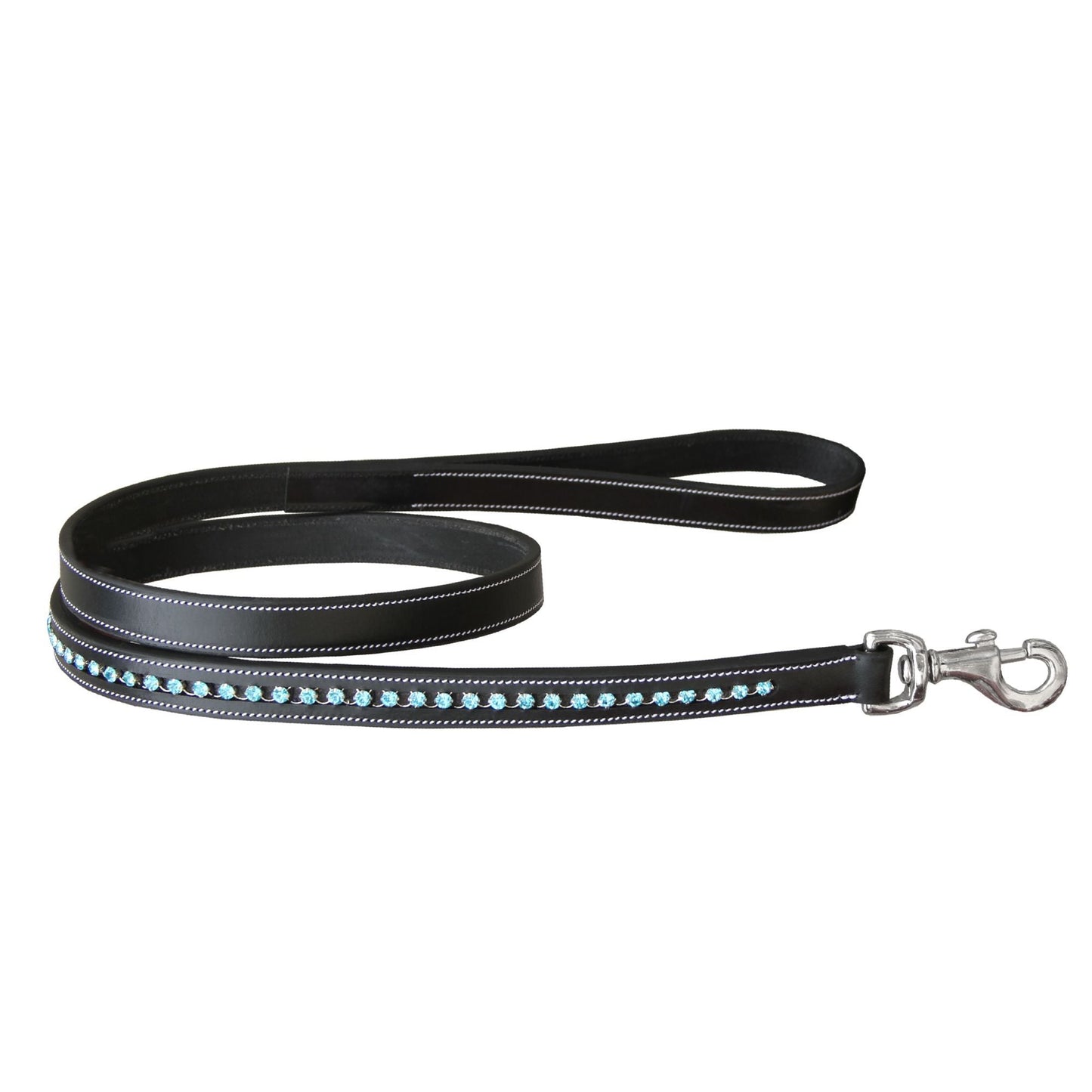 Bridles & Reins ExionPro Blue Bling Dog Leash