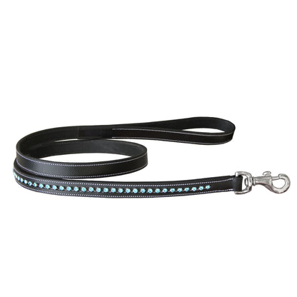 Bridles & Reins ExionPro Blue Bling Dog Leash
