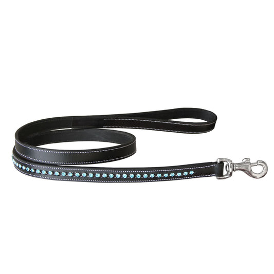 Bridles & Reins ExionPro Blue Bling Dog Leash