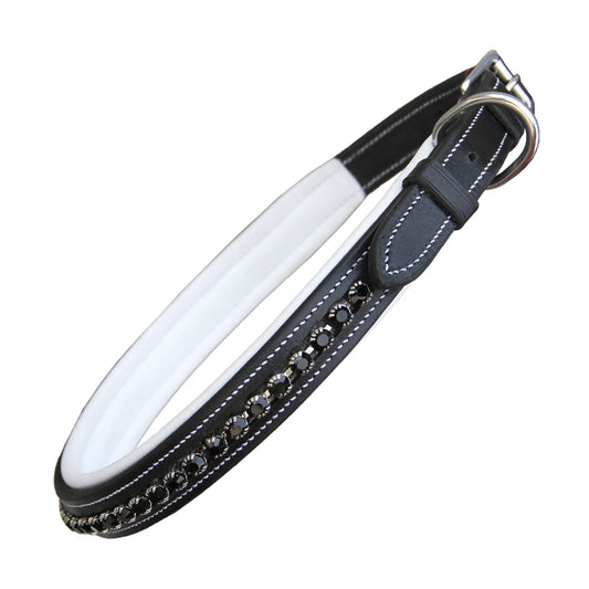 Bridles & Reins ExionPro Black Bling Dog Collar