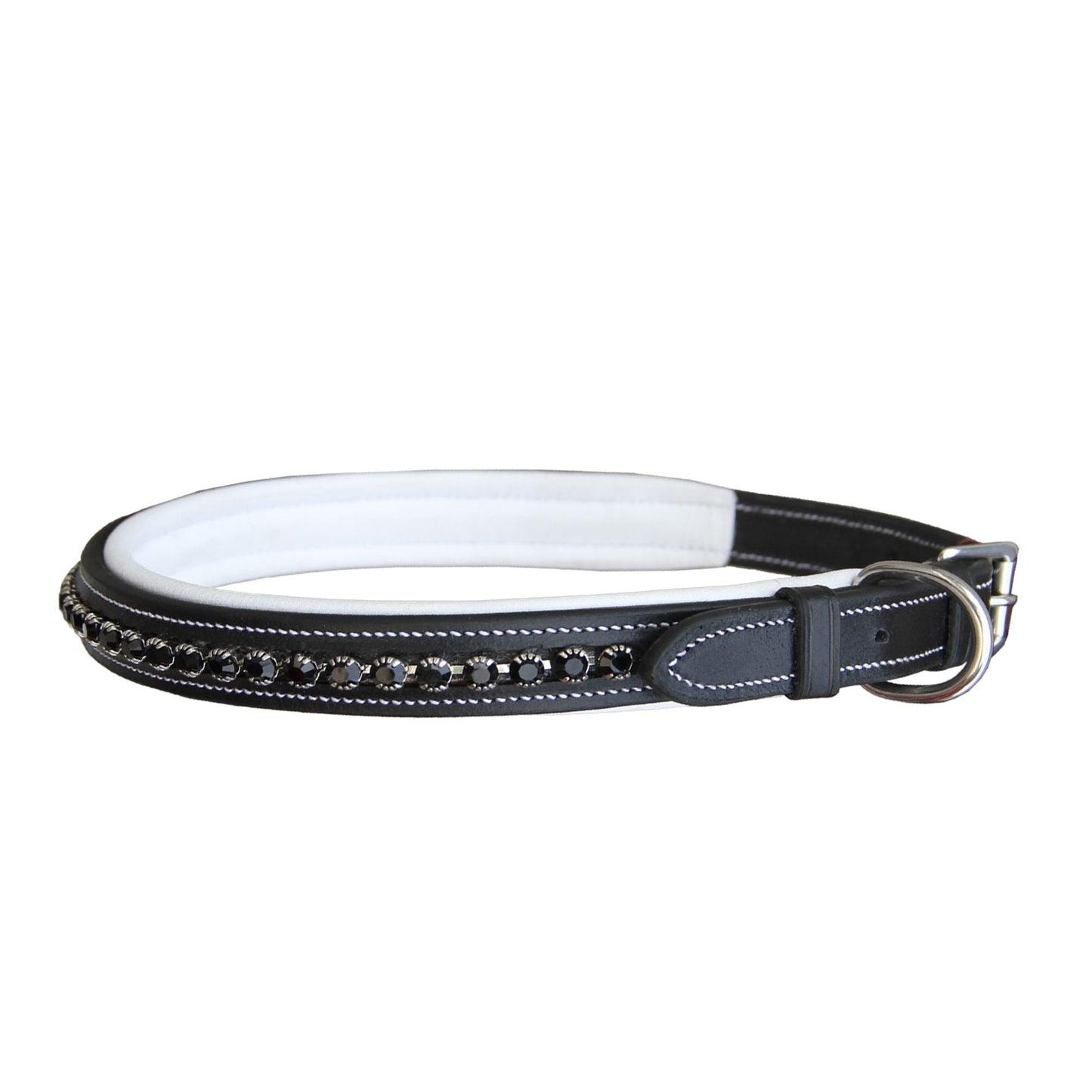 Bridles & Reins ExionPro Black Bling Dog Collar