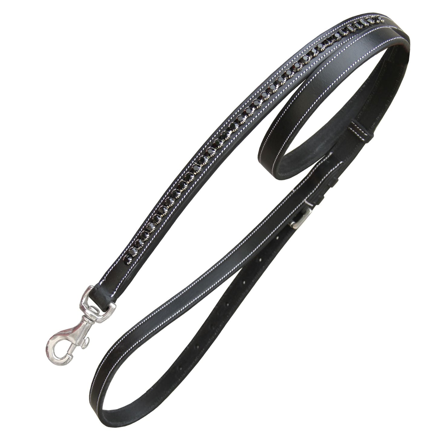 Bridles & Reins ExionPro Black Bling Dog Leash