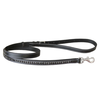 Bridles & Reins ExionPro Black Bling Dog Leash