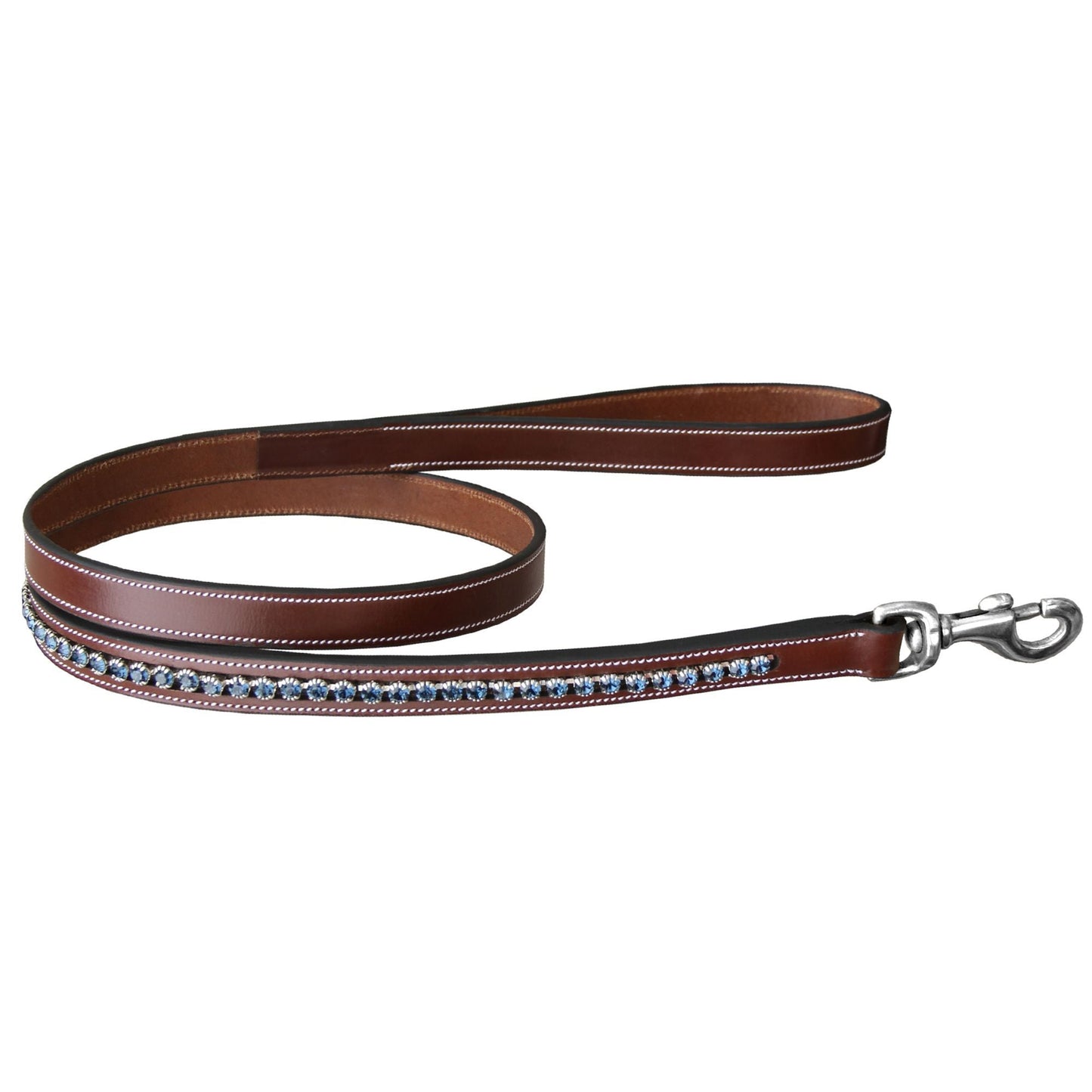Bridles & Reins ExionPro Dark Blue Bling Dog Leash