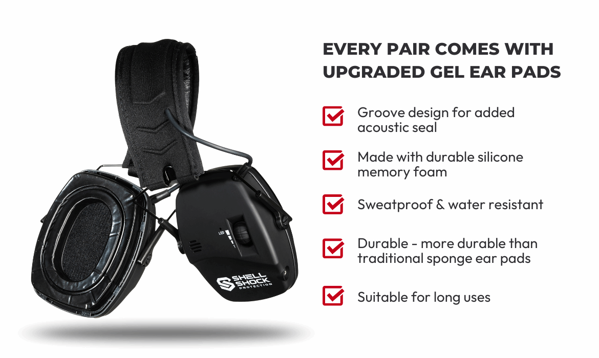 ShellShock EXO PRO Electronic Earmuff