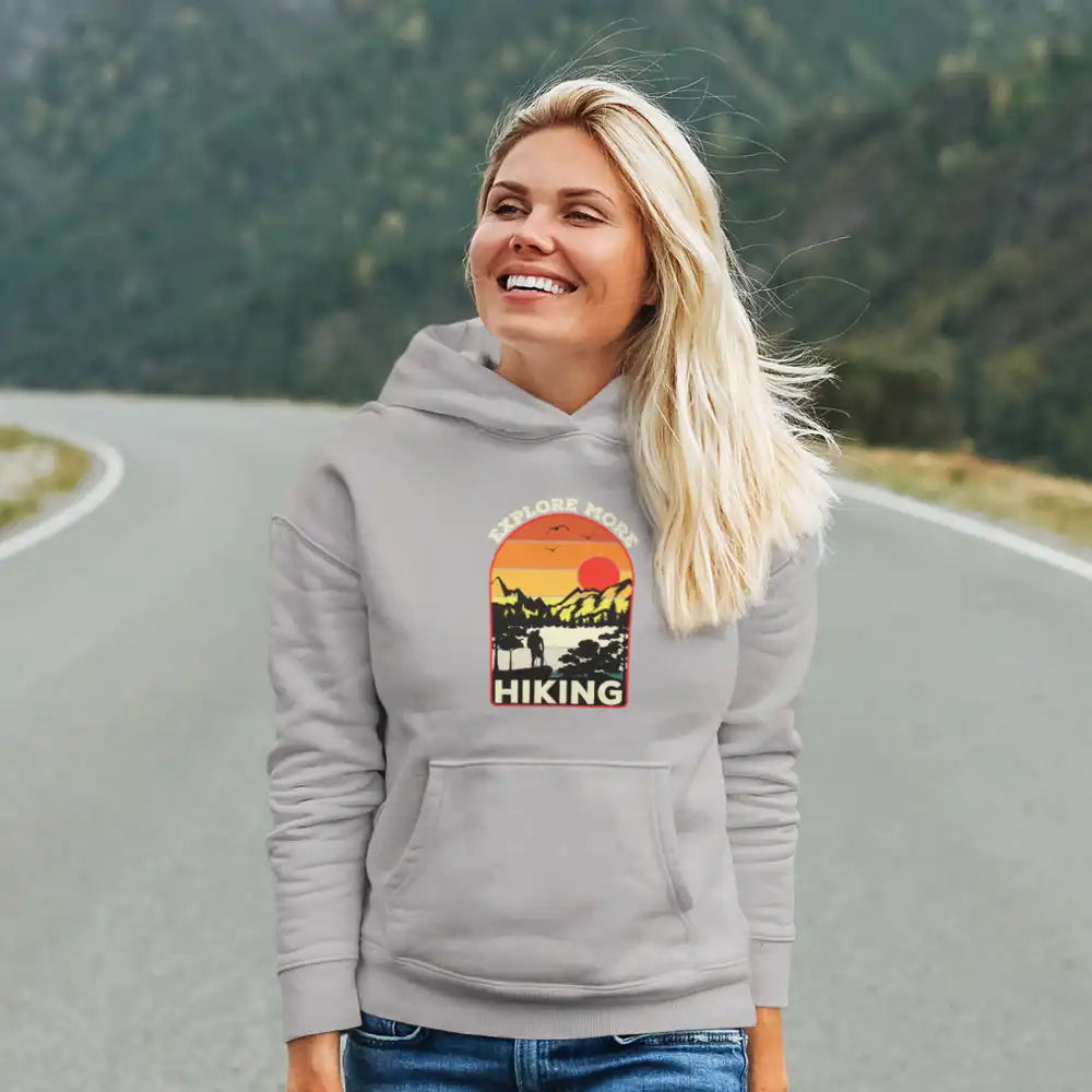 Outdoorzees Explore More Hiking Unisex Hoodie