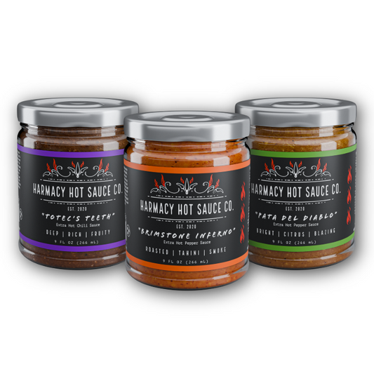 Harmacy Hot Sauce Co. Extra Hot Variety Pack #1 - Best Sellers