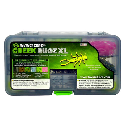 Invinci Core Creek BugZ XL 2” - 65 Piece (Stonefly) Kit