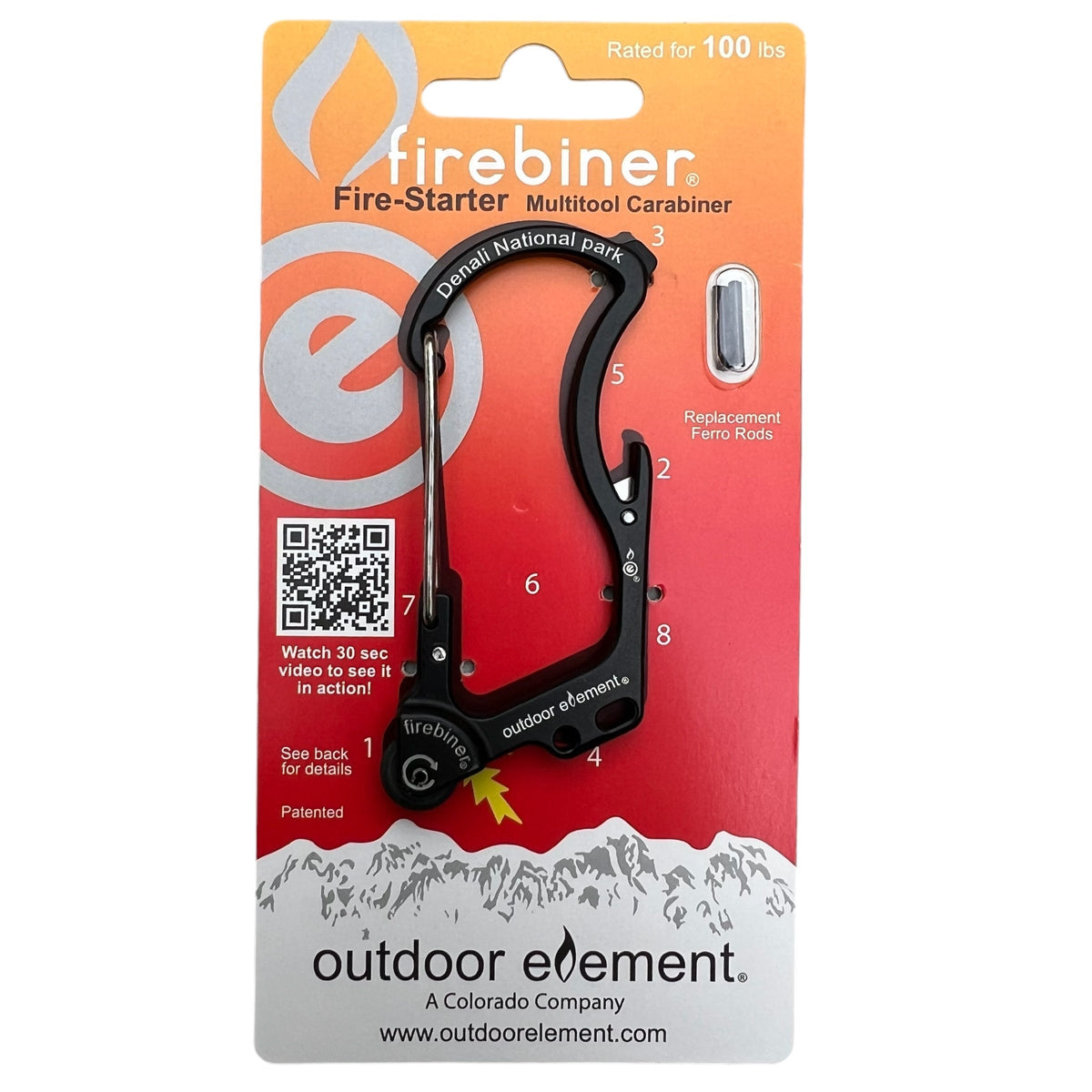 Outdoor Element Firebiner (Specialty Versions)