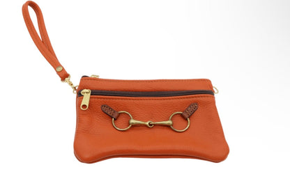 Remarkable Leather Goods Fair Hill Wristlet