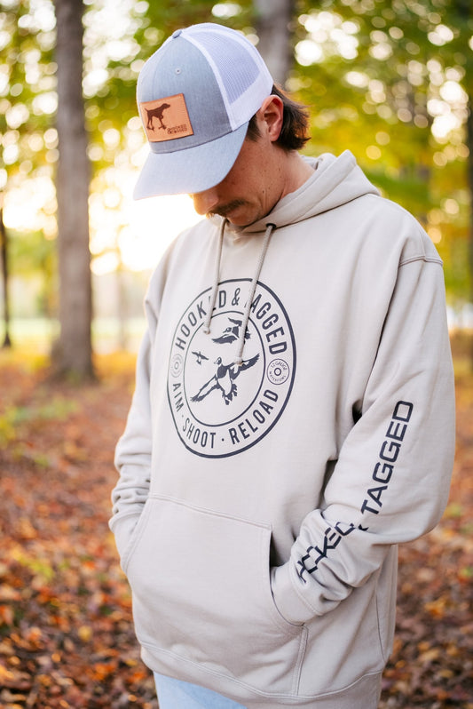 Hooked & Tagged  - Aim. Shoot. Reload. Hoodie
