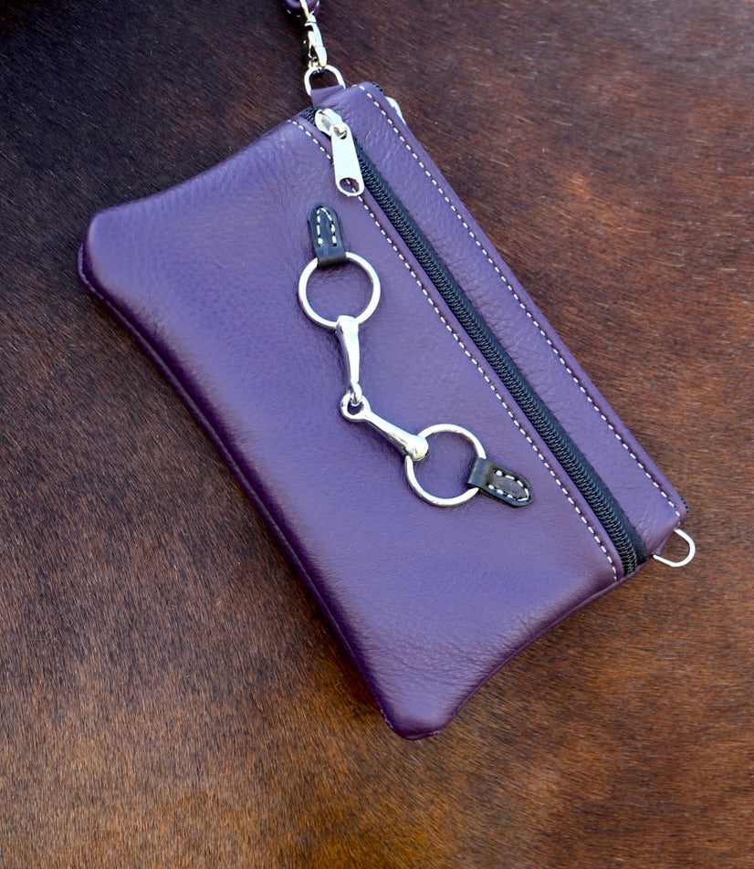 Remarkable Leather Goods Fair Hill Wristlet