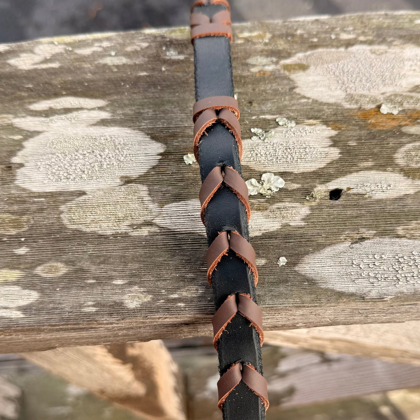 Leather Laced Barrel Reins