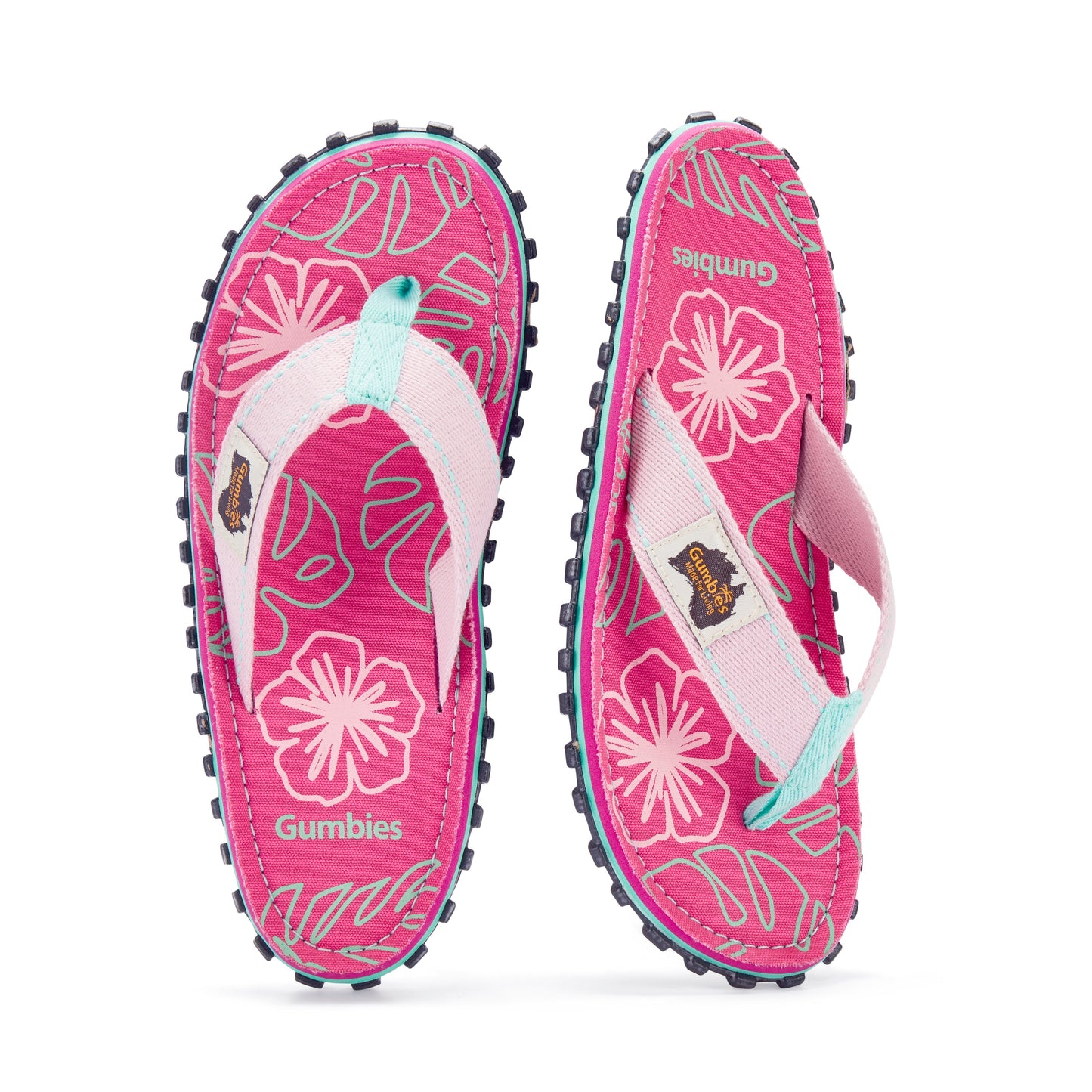 Islander Flip-Flops - Women's - Blush Hibiscus