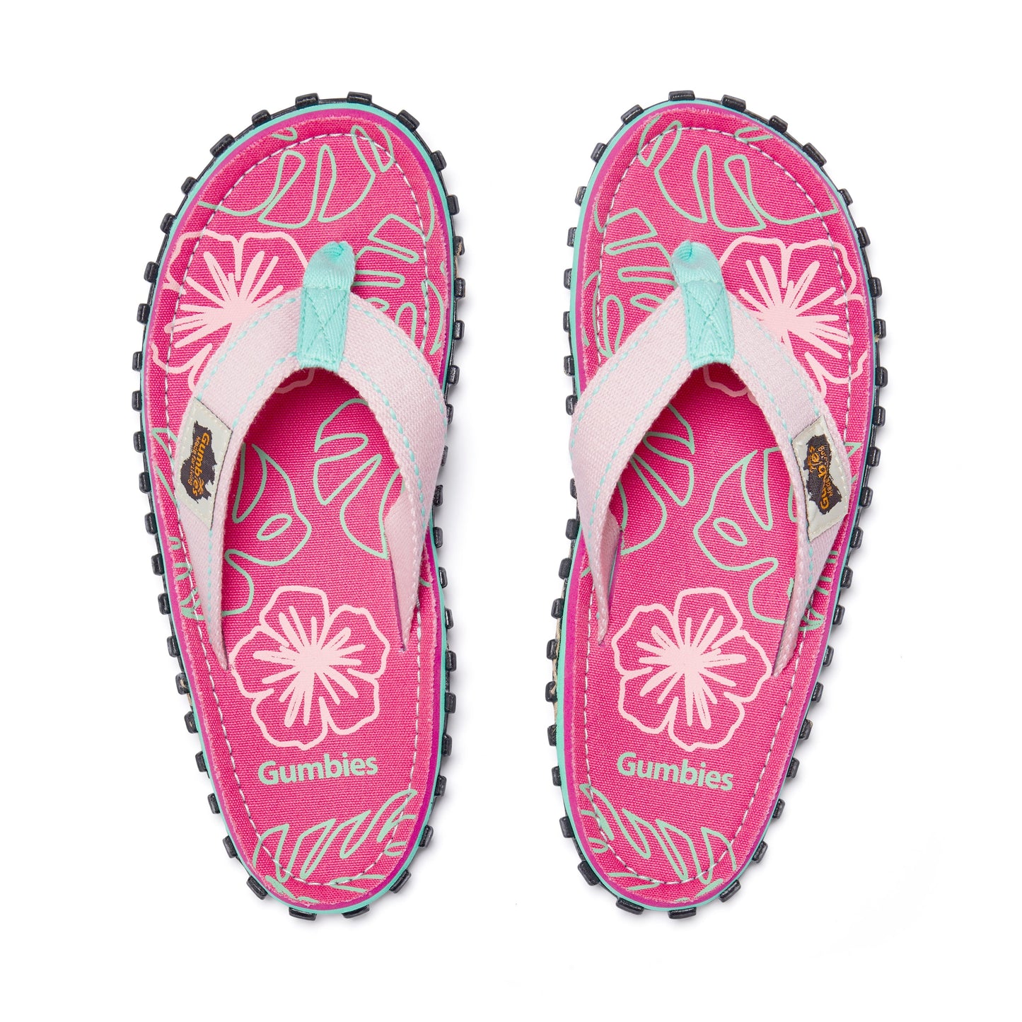 Islander Flip-Flops - Women's - Blush Hibiscus