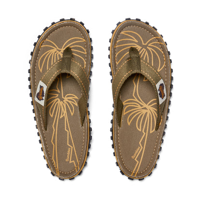 Islander Flip-Flops - Men's - Palm Leaf Khaki