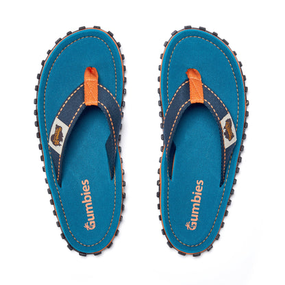 Islander Flip-Flops - Women's - Tricolor Blue
