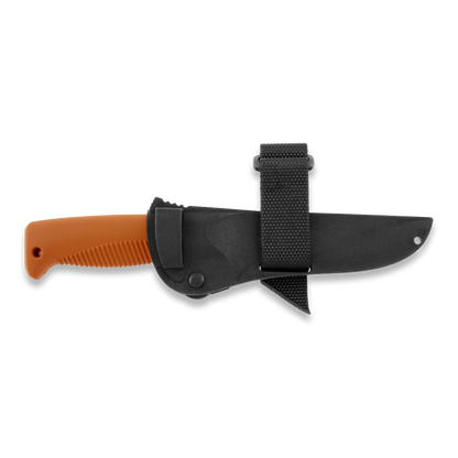 Peltonen M07 Ranger Puukko Black Cerakote Orange Handle FJP137