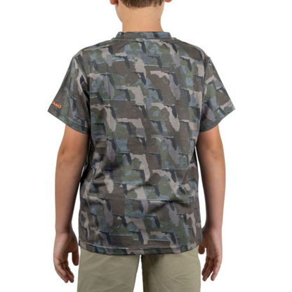 Everyday Outdoors Florida Camo - Kids Short Sleeve Shirt