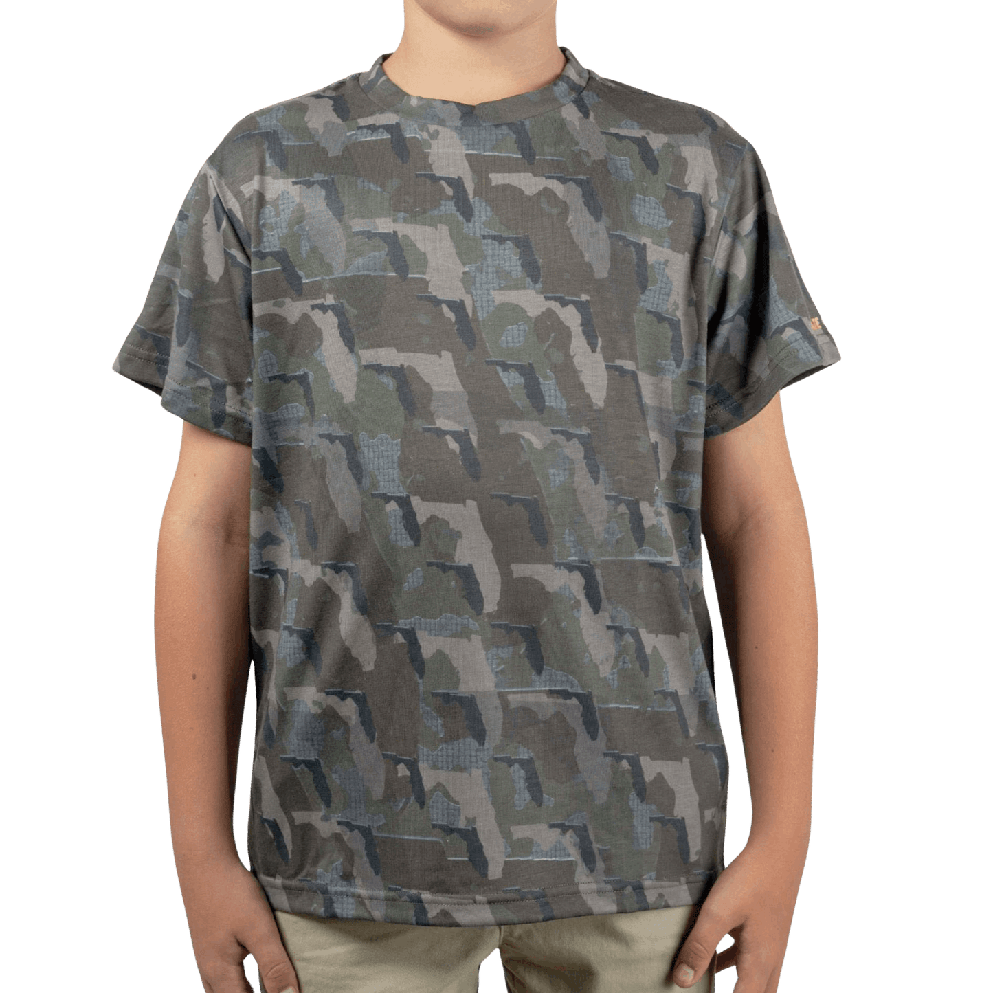Everyday Outdoors Florida Camo - Kids Short Sleeve Shirt