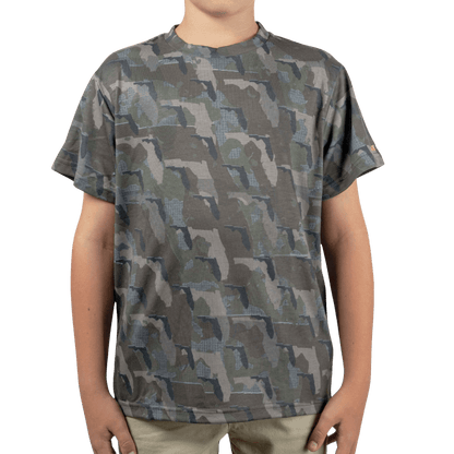 Everyday Outdoors Florida Camo - Kids Short Sleeve Shirt