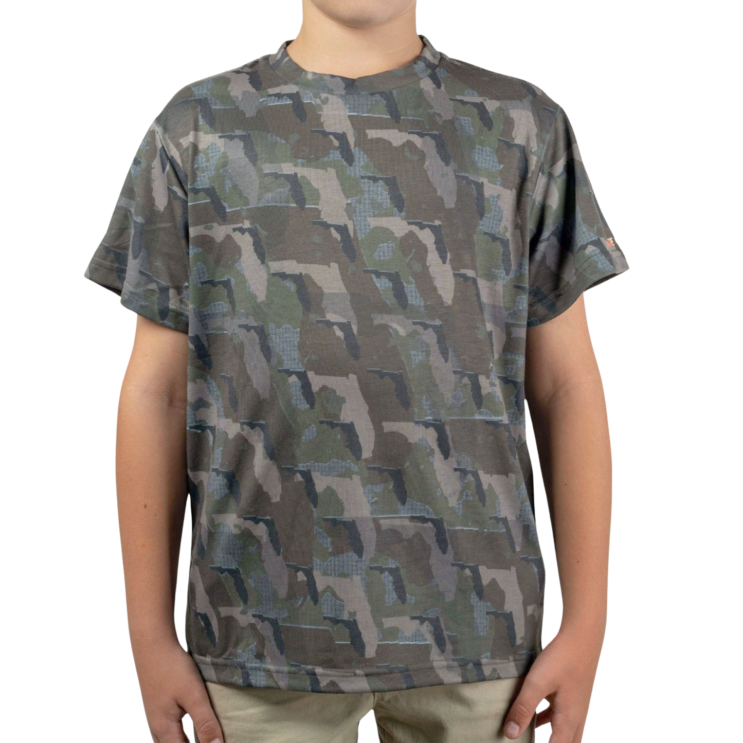 Everyday Outdoors Florida Camo - Kids Short Sleeve Shirt