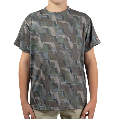 Everyday Outdoors Florida Camo - Kids Short Sleeve Shirt
