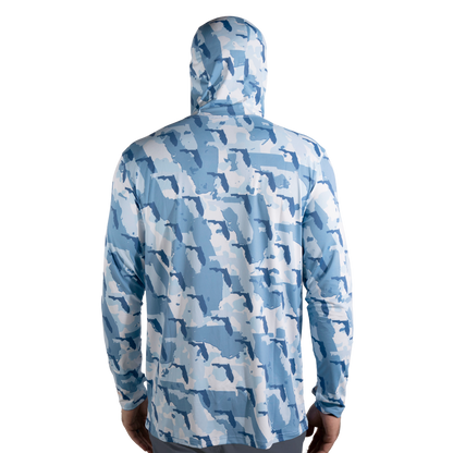 Everyday Outdoors Florida Camo - Fishing Long Sleeve Hoodie