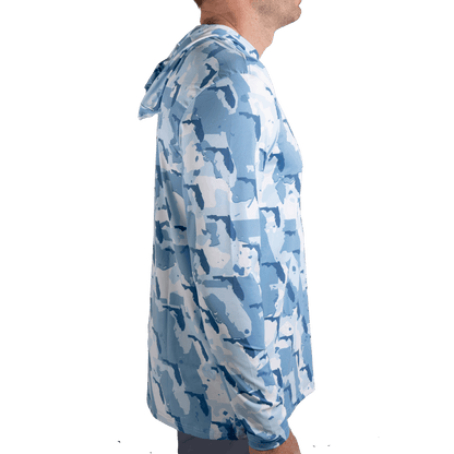 Everyday Outdoors Florida Camo - Fishing Long Sleeve Hoodie