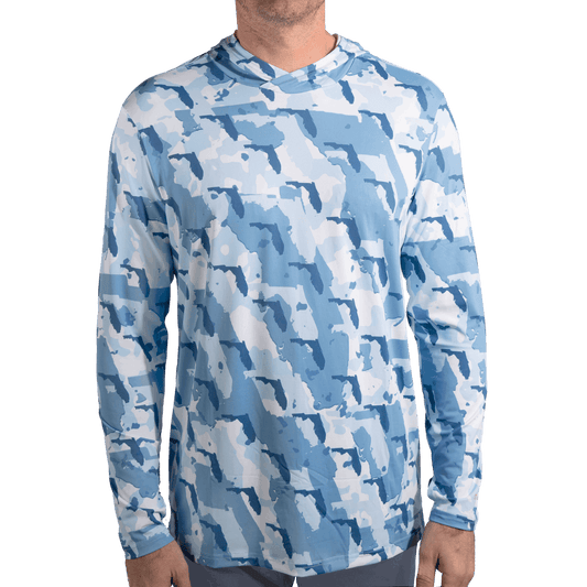 Everyday Outdoors Florida Camo - Fishing Long Sleeve Hoodie
