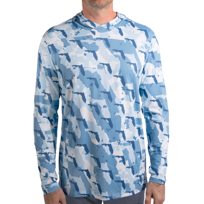 Everyday Outdoors Florida Camo - Fishing Long Sleeve Hoodie