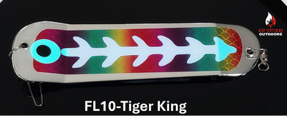 Ice Strong Outdoors - 8.5" Dual Fin Flasher Series - NEW 2026 Colors Released!