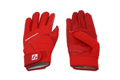 Barnett FLG-03 Red Professional Linemen Football Gloves, OL, DL