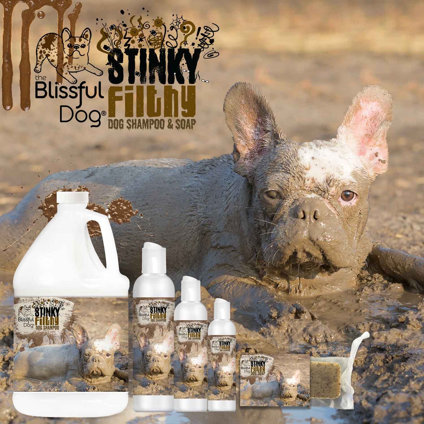 The Blissful Dog Stinky Filthy Dog Shampoo & Soap