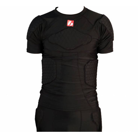 Barnett FS-09 compression T-shirt with short sleeves, 4 integrated pieces, for American football
