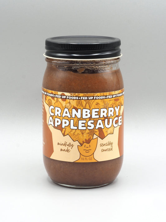 Fed Up Foods Cranberry Applesauce
