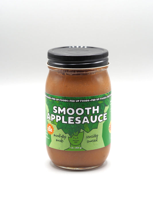 Fed Up Foods Smooth Applesauce  16 oz.