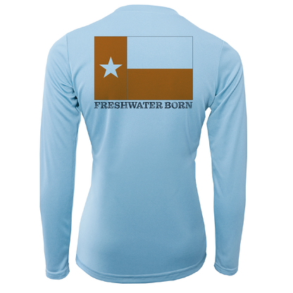 Saltwater Born Austin Freshwater Born Women's Long Sleeve UPF 50+ Dry-Fit Shirt