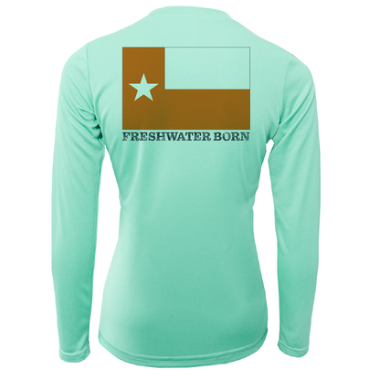 Saltwater Born Austin Freshwater Born Women's Long Sleeve UPF 50+ Dry-Fit Shirt