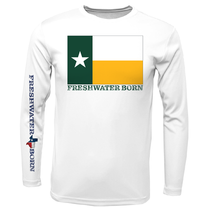 Saltwater Born Baylor Edition Freshwater Born Men's Long Sleeve UPF 50+ Dry-Fit Shirt