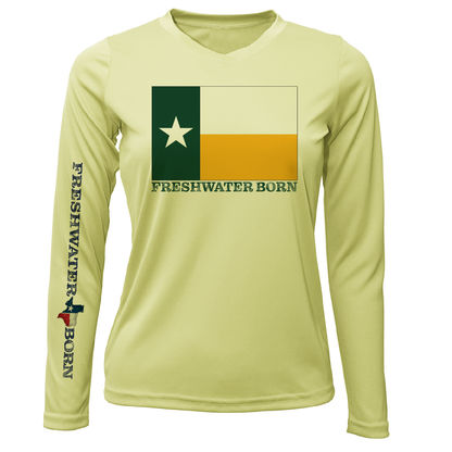 Saltwater Born Baylor Edition Freshwater Born Women's Long Sleeve UPF 50+ Dry-Fit Shirt