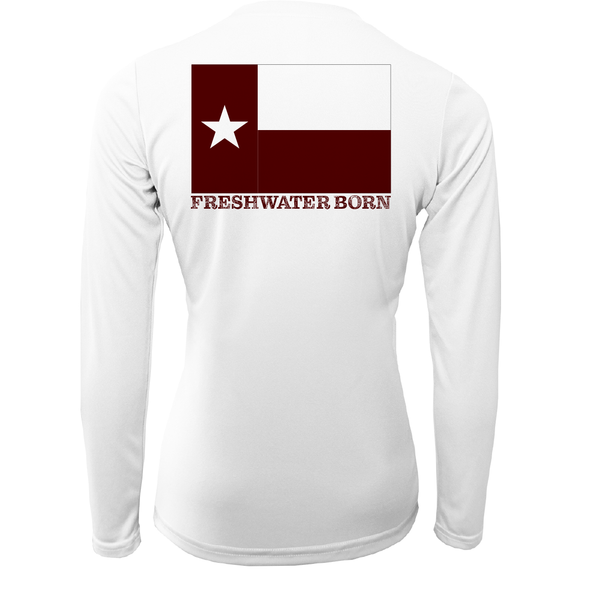 Saltwater Born College Station Freshwater Born Women's Long Sleeve UPF 50+ Dry-Fit Shirt