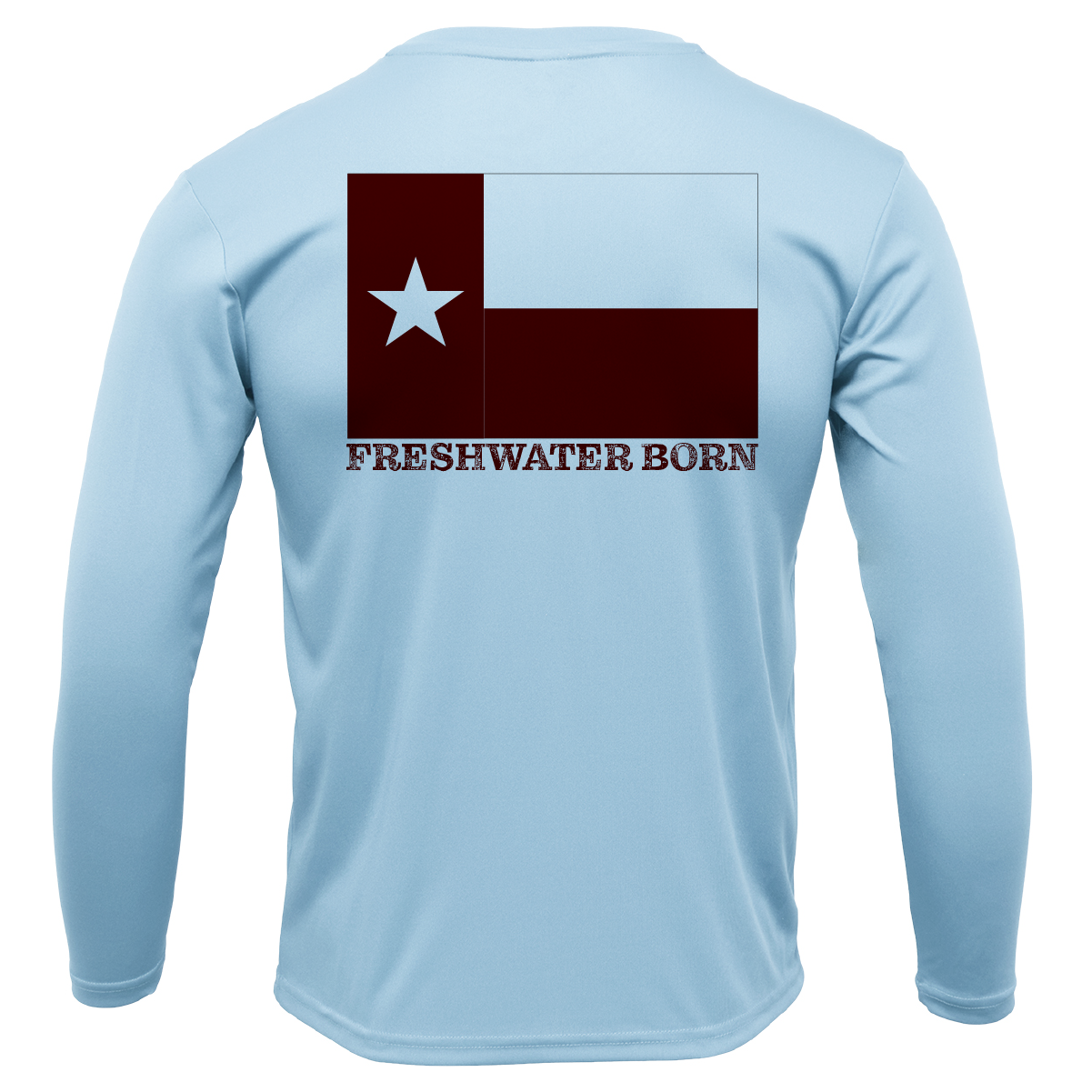 Saltwater Born College Station Freshwater Born Men's Long Sleeve UPF 50+ Dry-Fit Shirt