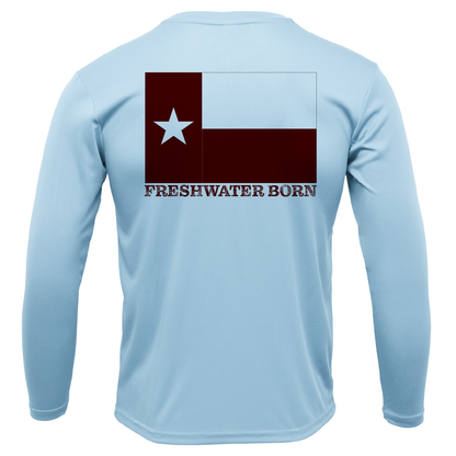 Saltwater Born College Station Freshwater Born Boy's Long Sleeve UPF 50+ Dry-Fit Shirt