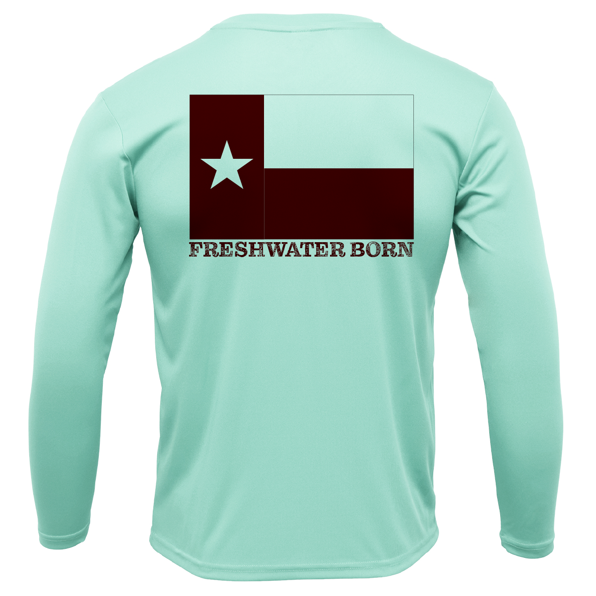Saltwater Born College Station Freshwater Born Boy's Long Sleeve UPF 50+ Dry-Fit Shirt