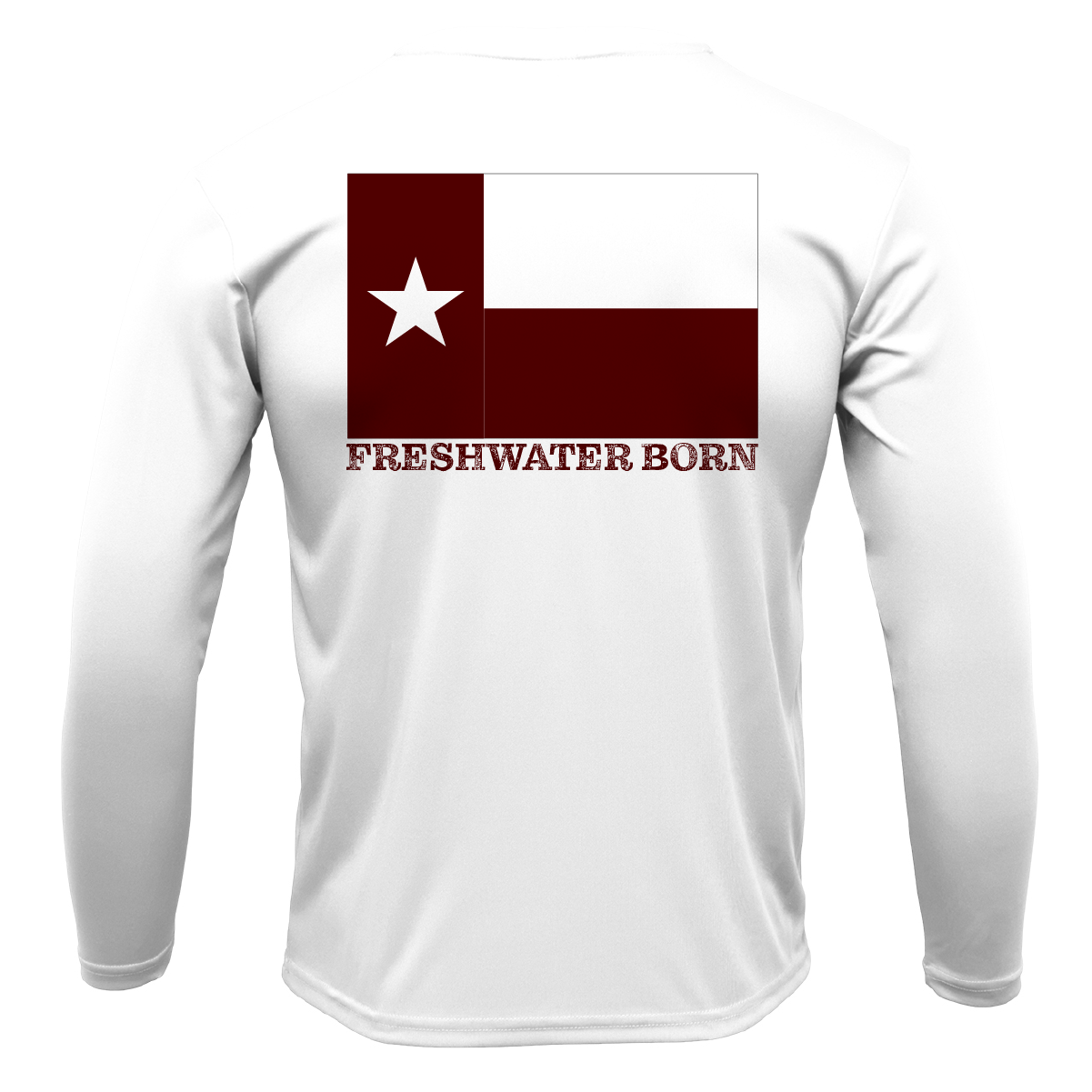 Saltwater Born College Station Freshwater Born Girl's Long Sleeve UPF 50+ Dry-Fit Shirt