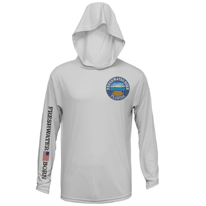 Saltwater Born Florida Freshwater Born "Surrender The Booty" Men's Long Sleeve UPF 50+ Dry-Fit Hoodie