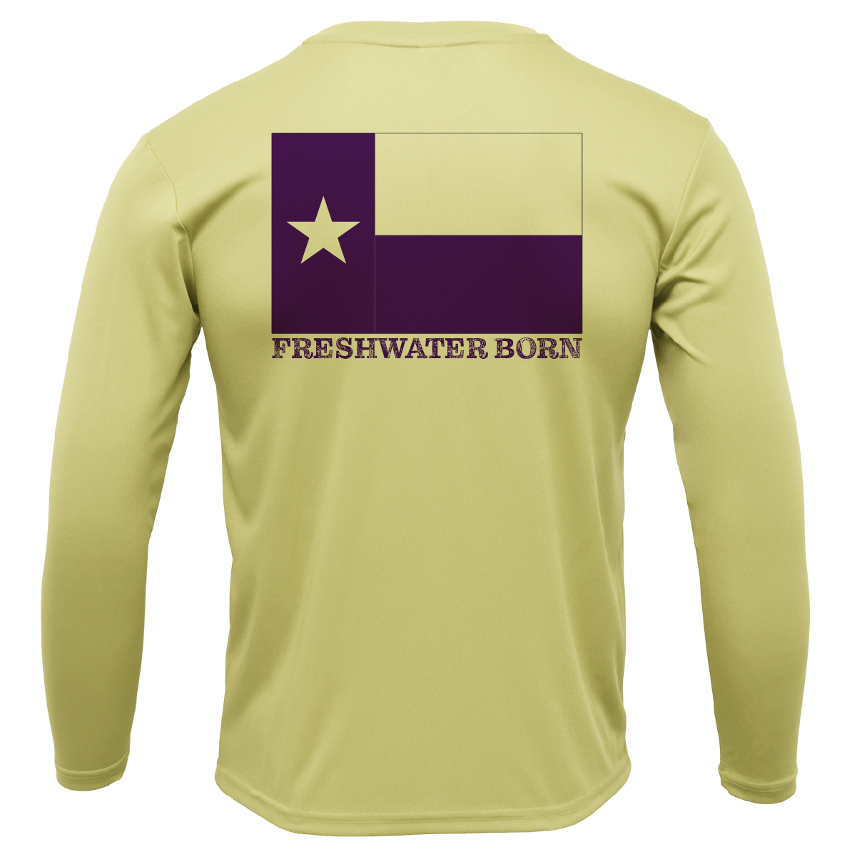 Saltwater Born Fort Worth Freshwater Born Boy's Long Sleeve UPF 50+ Dry-Fit Shirt
