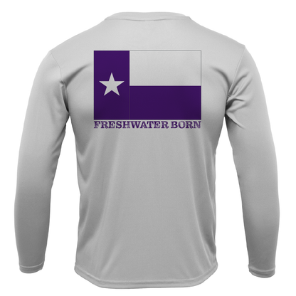 Saltwater Born Fort Worth Freshwater Born Girl's Long Sleeve UPF 50+ Dry-Fit Shirt