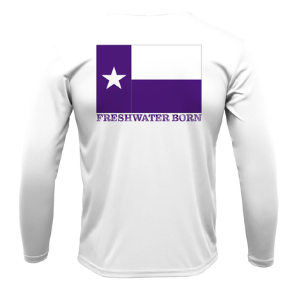 Saltwater Born Fort Worth Freshwater Born Men's Long Sleeve UPF 50+ Dry-Fit Shirt